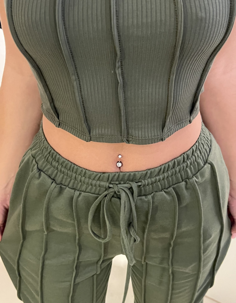 OLIVE TRACKSUIT