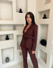 SOLID DARK BROWN SET