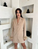 BEIGE BLAZER DRESS