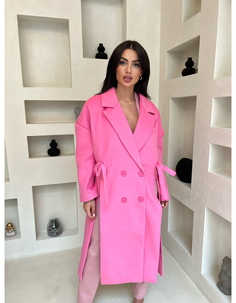 OVERSIZED PINK COAT
