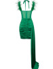 WILMA EMERALD GREEN DRESS