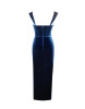 ODILIA TEAL LACE DRESS