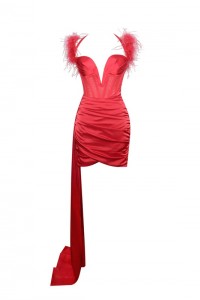 WILMA RED DRESS