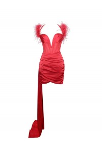 WILMA RED DRESS