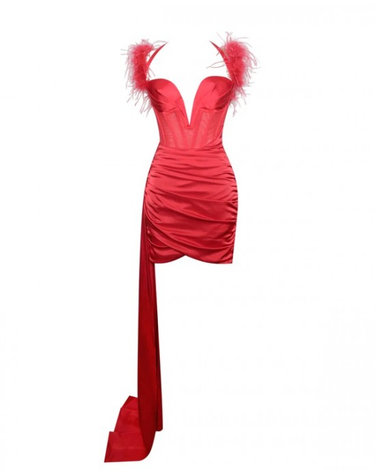 WILMA RED DRESS