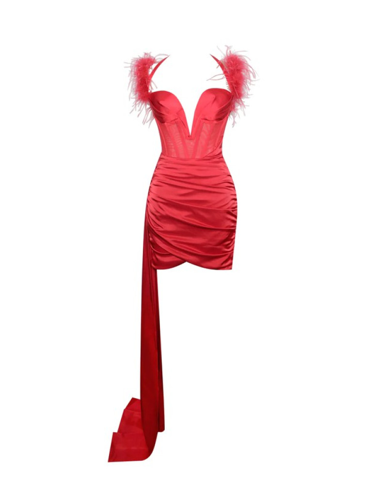 WILMA RED DRESS