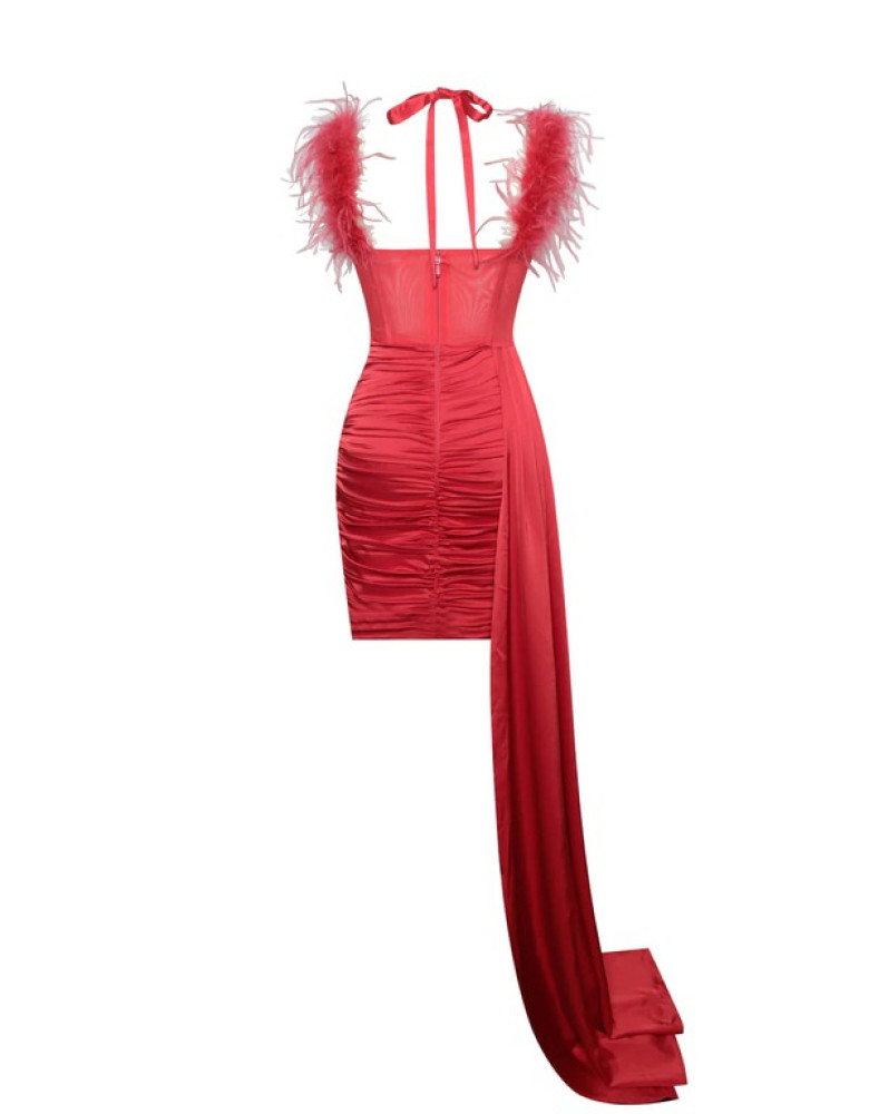 WILMA RED DRESS