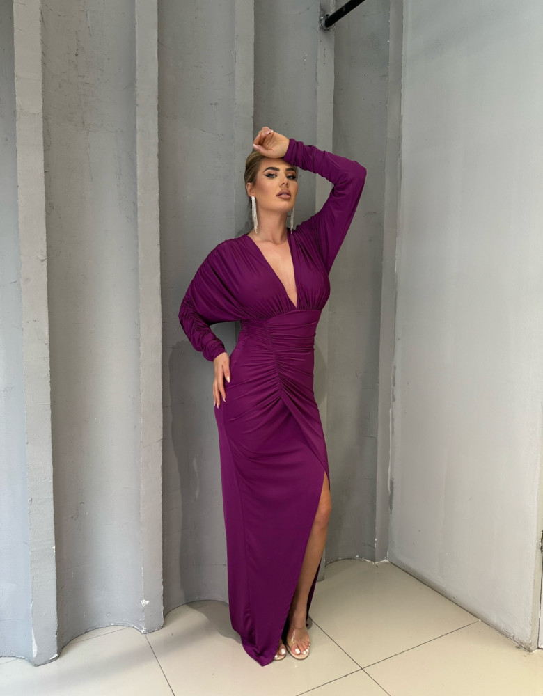 ELIANA MAGENTA DRESS