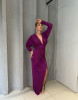 ELIANA MAGENTA DRESS