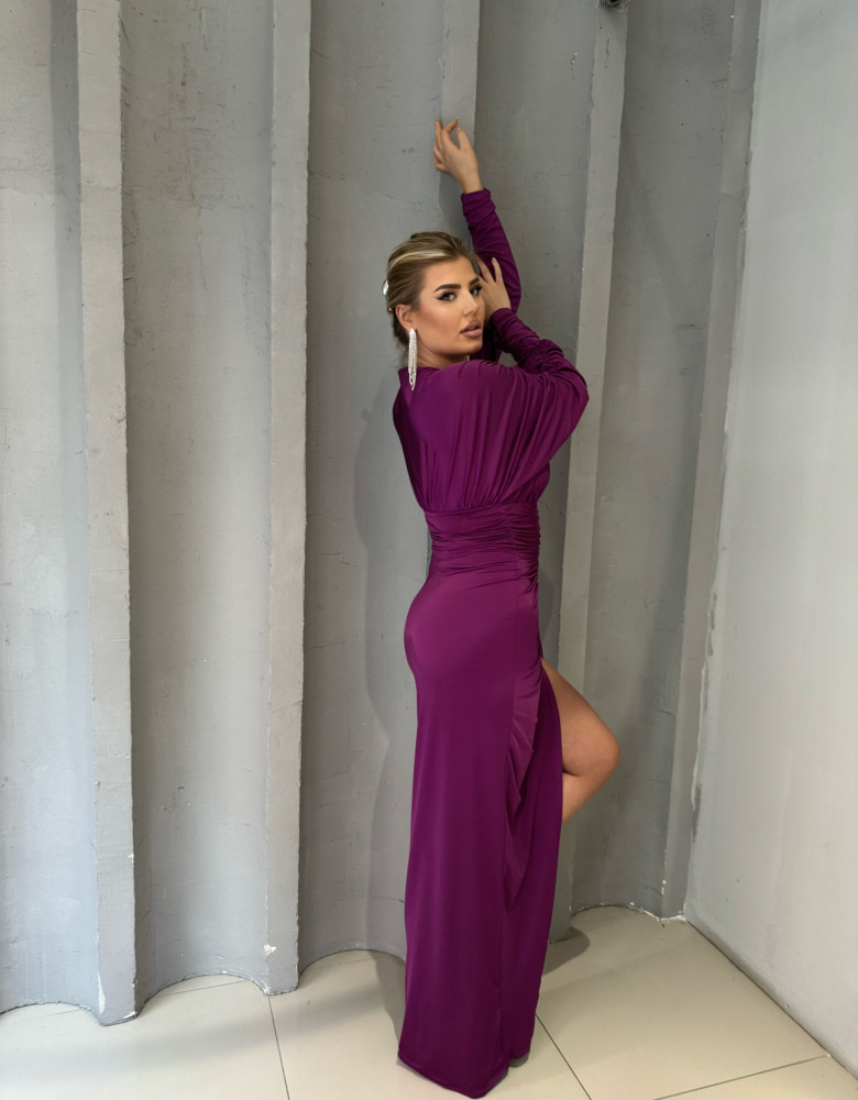 ELIANA MAGENTA DRESS