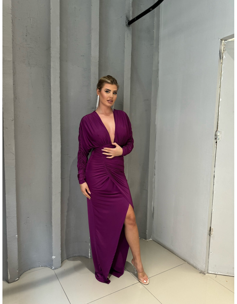 ELIANA MAGENTA DRESS