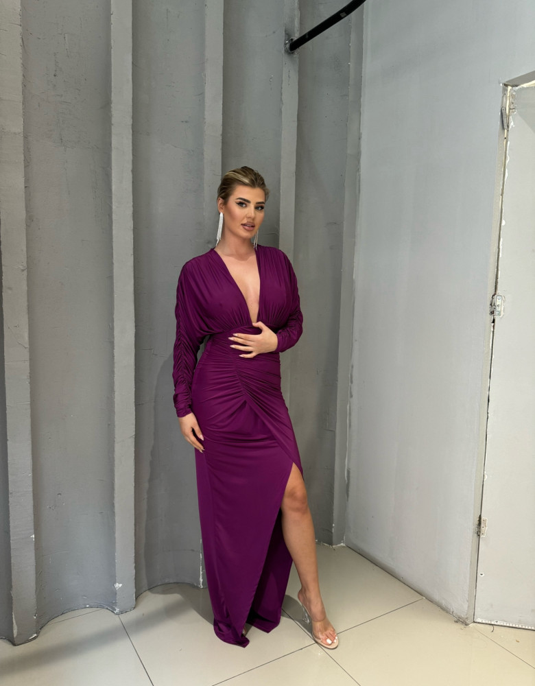 ELIANA MAGENTA DRESS