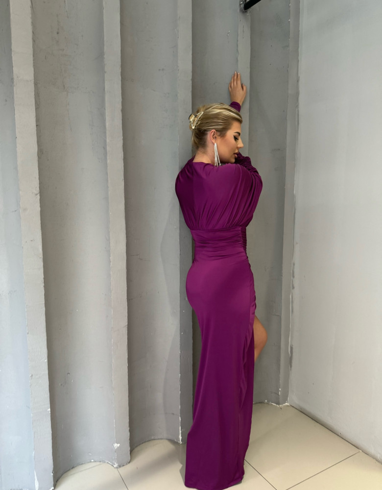 ELIANA MAGENTA DRESS