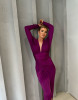 ELIANA MAGENTA DRESS