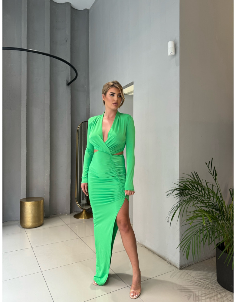 ELENA GREEN DRESS