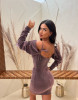 YULISA ROSE GOLD DRESS