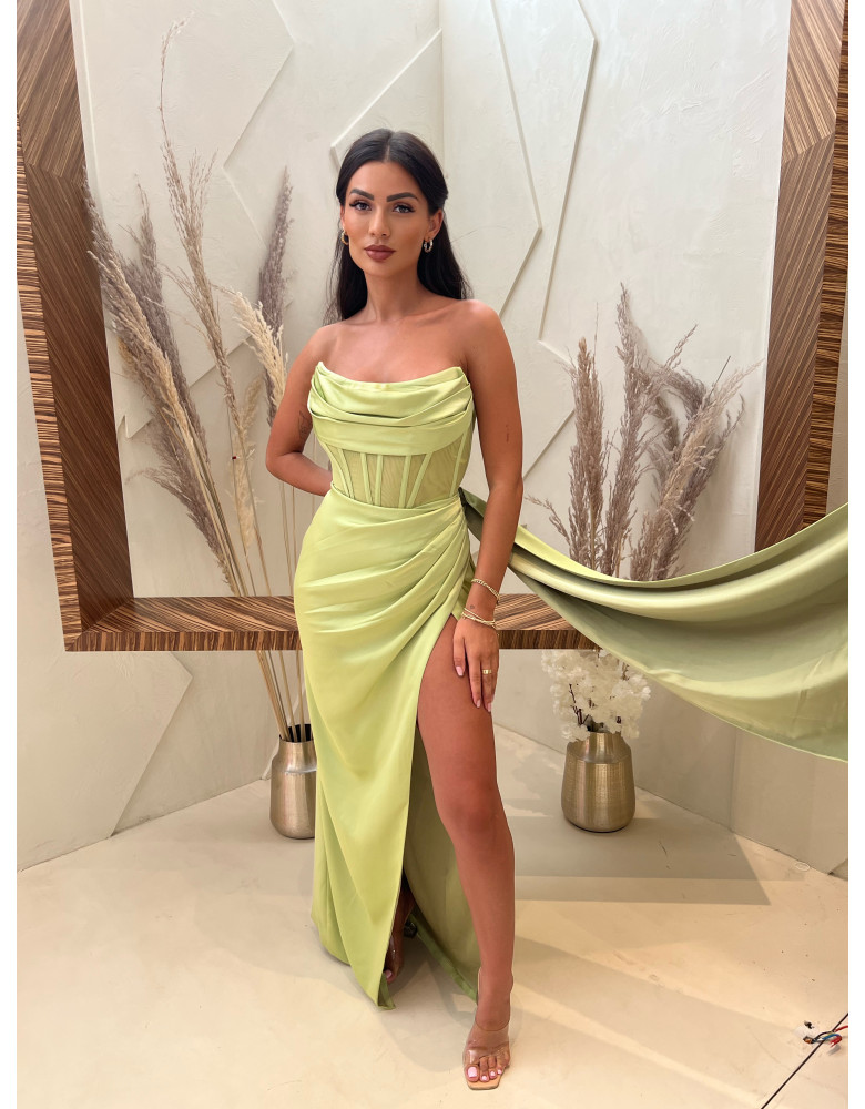 PRISA LIME DRESS