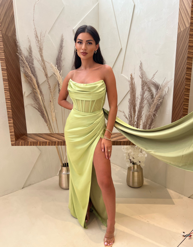 PRISA LIME DRESS
