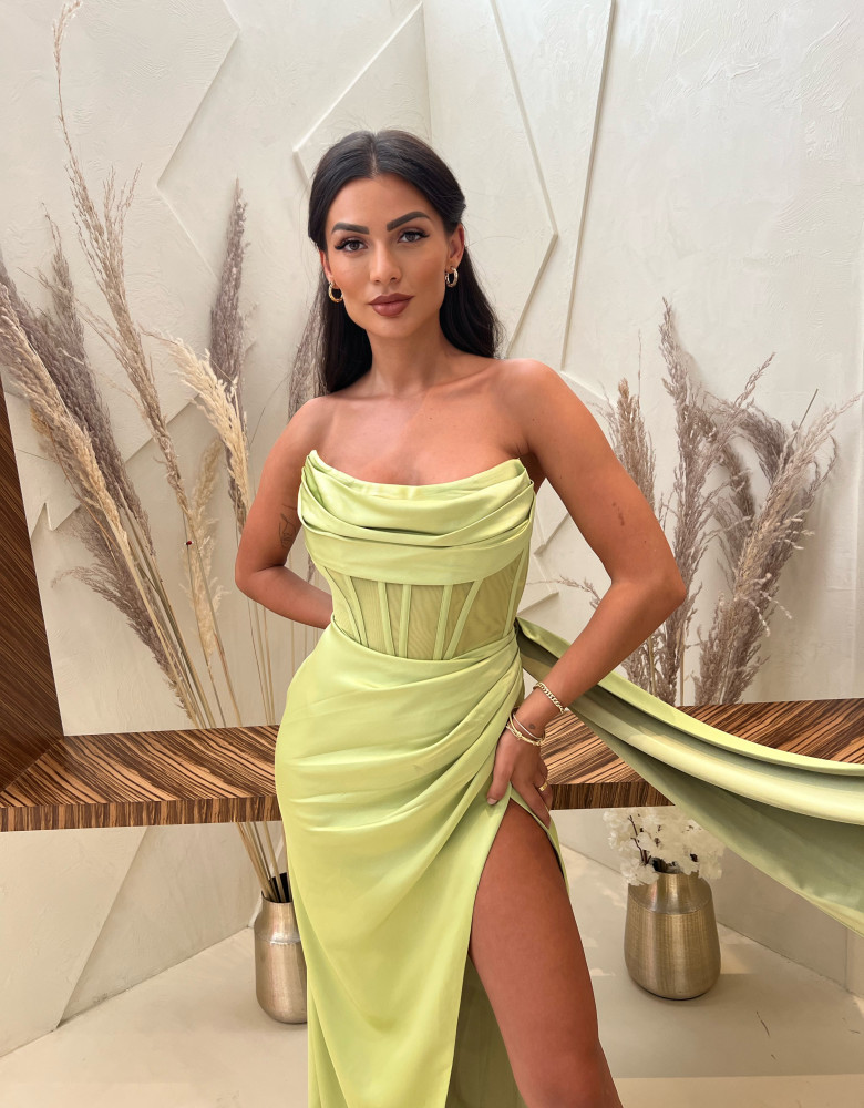 PRISA LIME DRESS