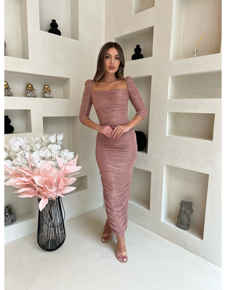 SORREL ROSE GOLD DRESS