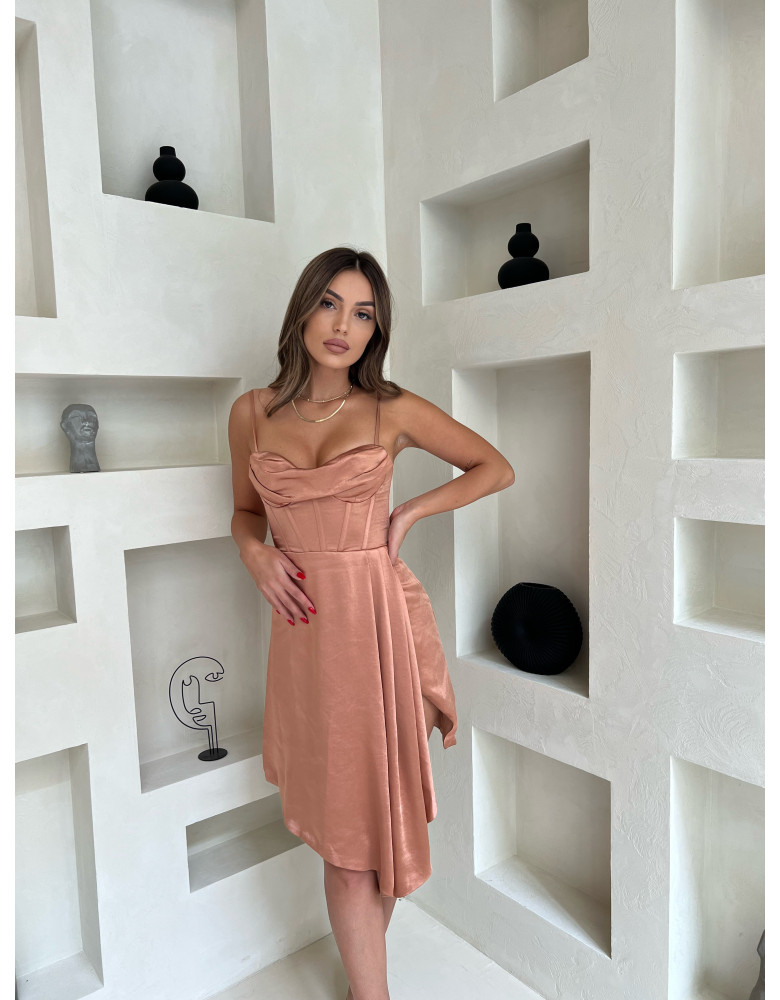 BRIGID COFFEE DRESS