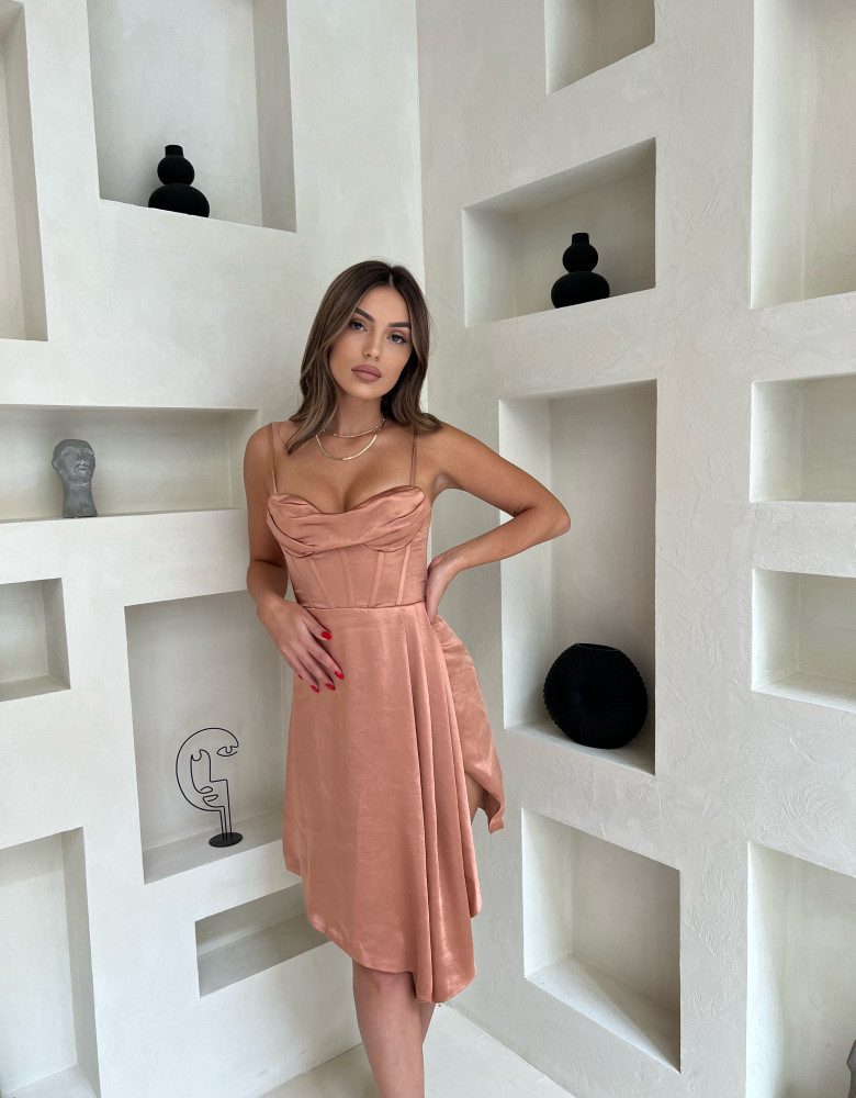 BRIGID COFFEE DRESS