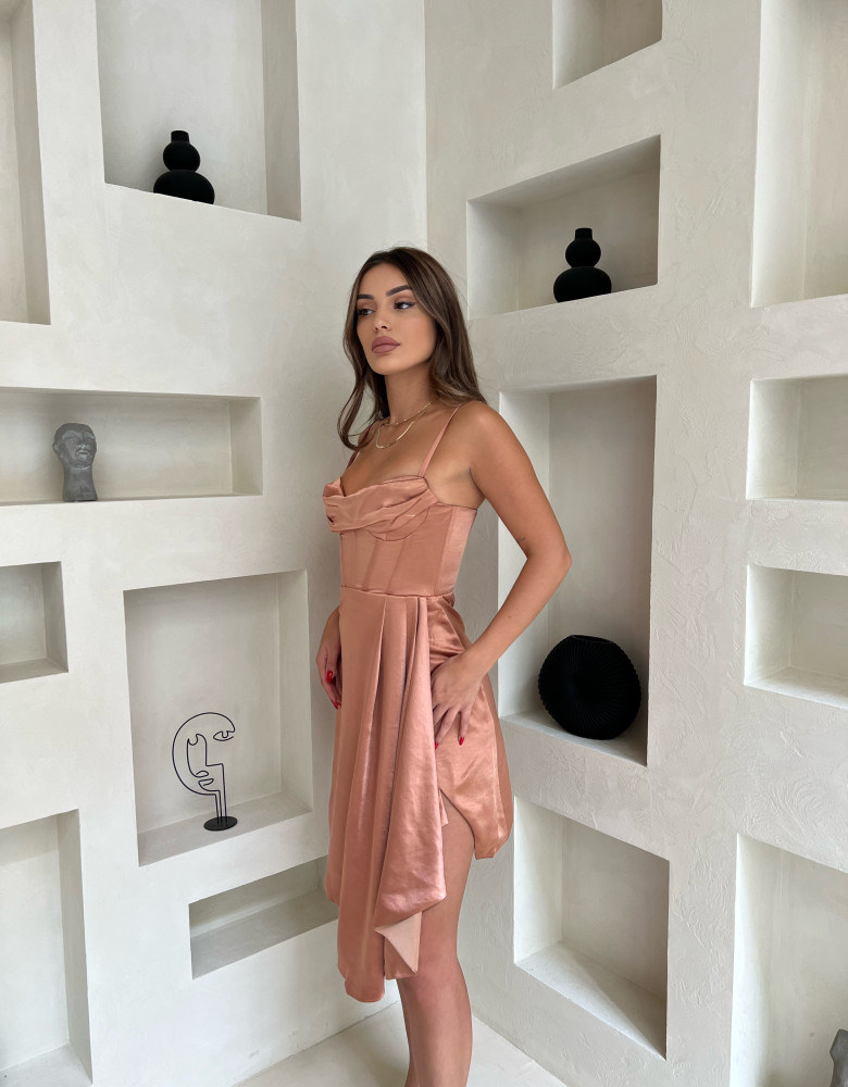 BRIGID COFFEE DRESS