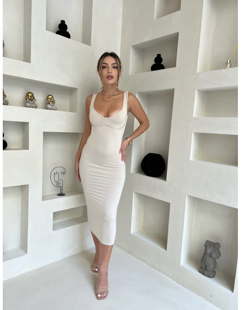 CREAM DRESS