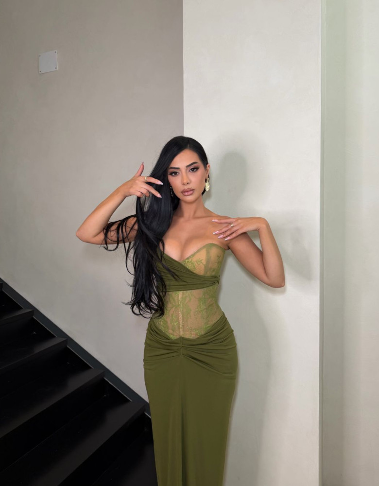 ODETTE DRESS - GREEN