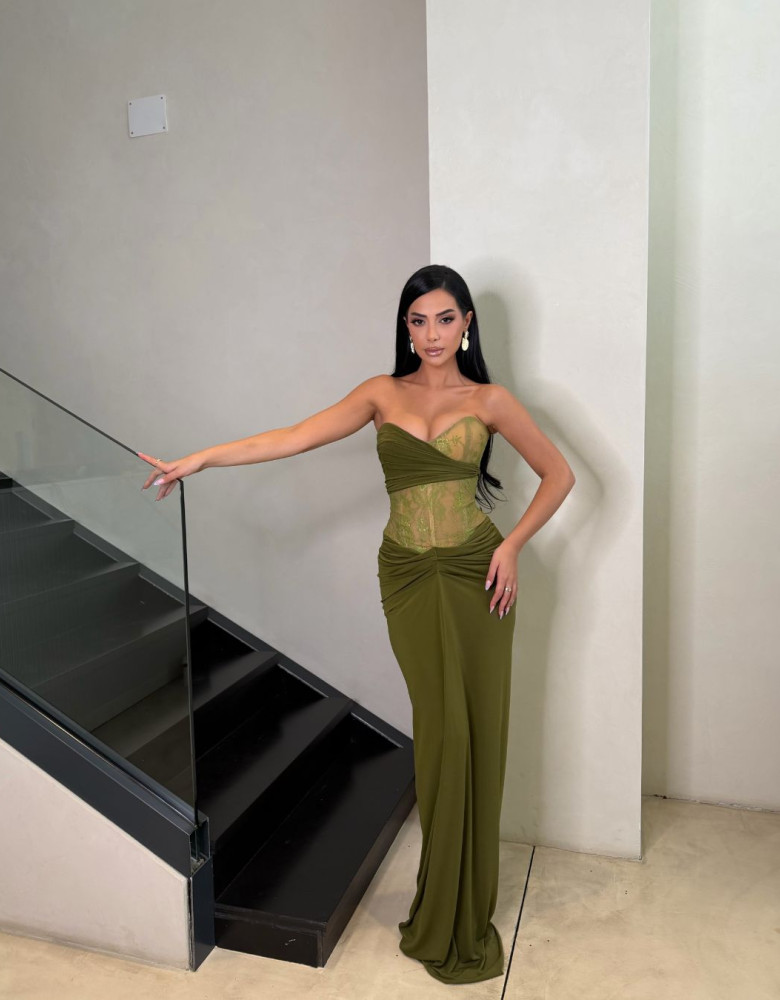 ODETTE DRESS - GREEN