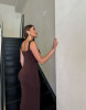 KALINA DRESS - BROWN