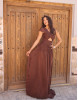 MONROE DRESS - brown