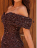 MARCELLA DRESS - brown