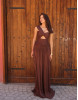 MONROE DRESS - brown