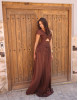 MONROE DRESS - brown