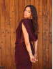 ISADORA DRESS - BURGUNDY