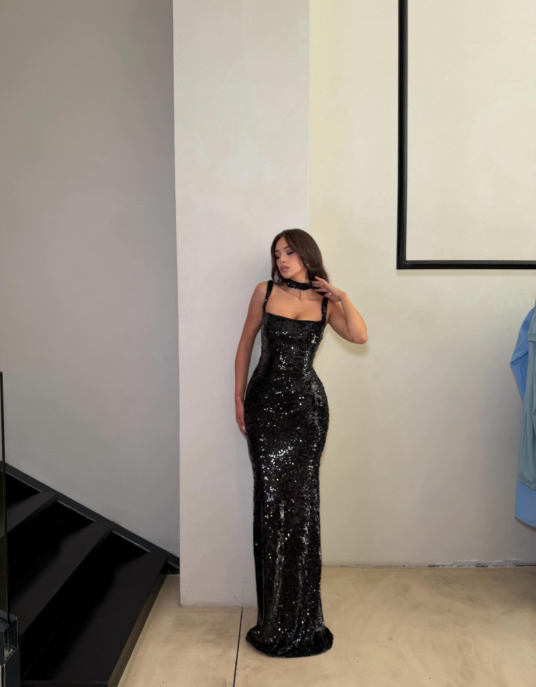 ROSALIA DRESS - BLACK