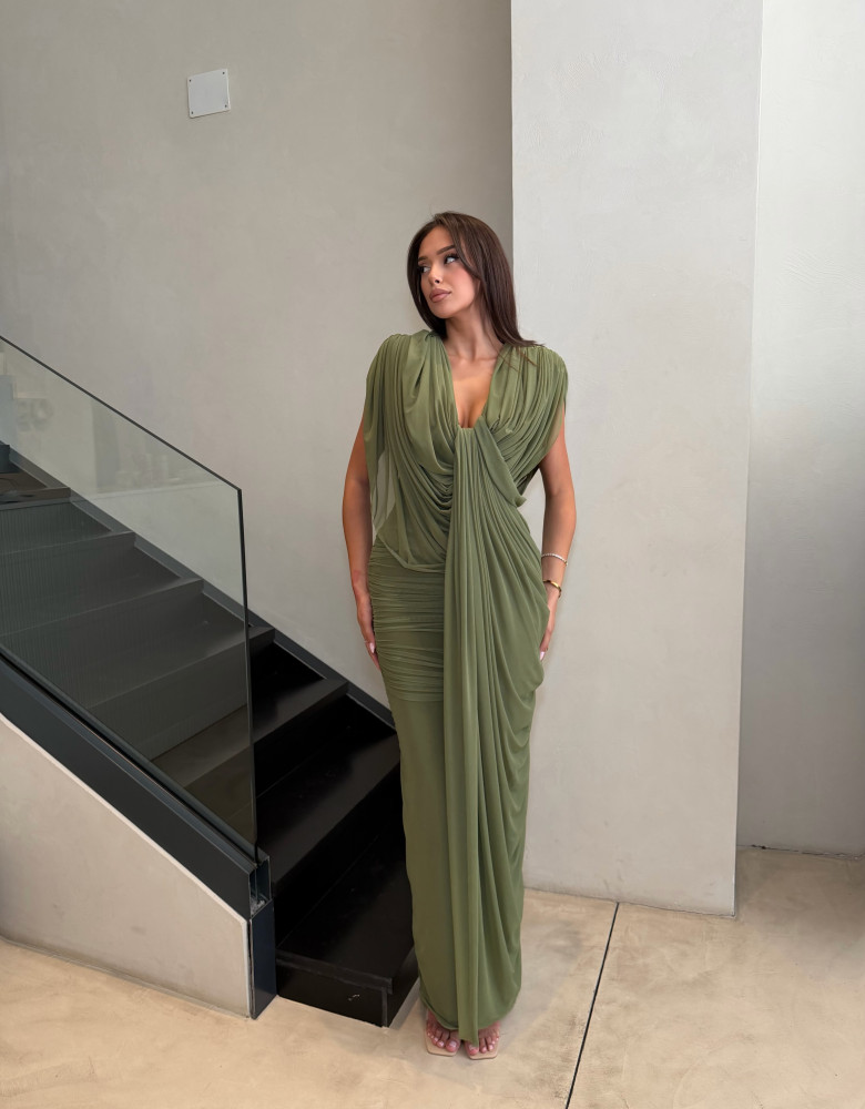 ISADORA DRESS - GREEN