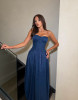 FENELLA DRESS - DARK BLUE