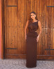 SIENNA DRESS - BROWN