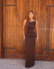 SIENNA DRESS - BROWN