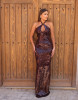 SANGRIA DRESS - BURGUNDY