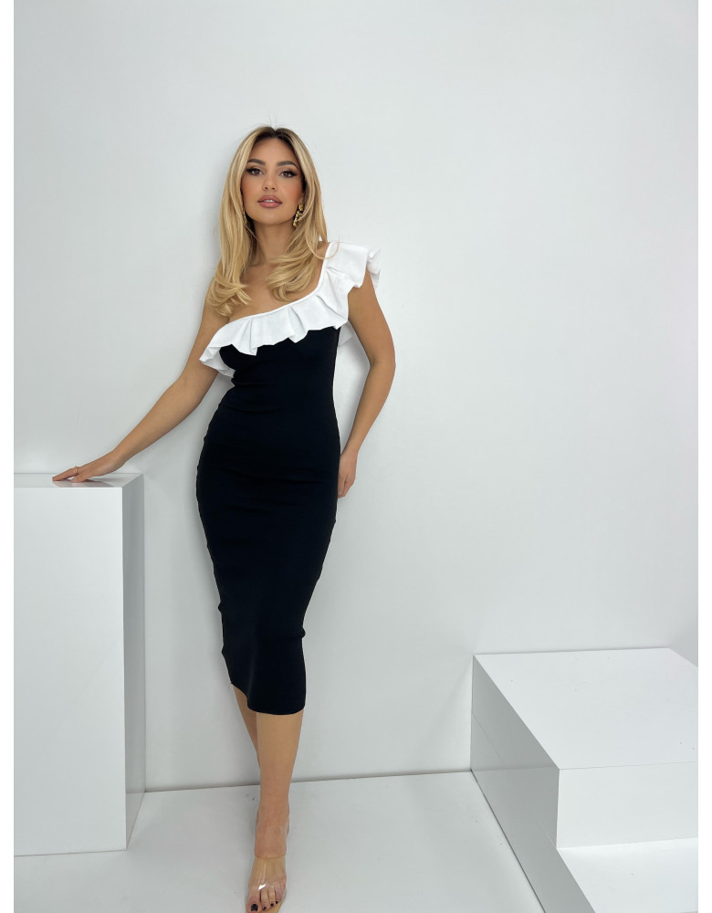 BLACK-WHITE DRESS